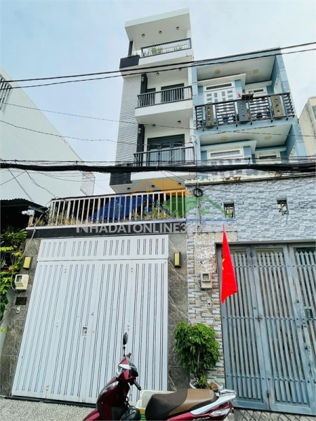 Nhà 5 tầng đường bùi quang là, hẻm 6m thông, gần emart phan huy ích, giá 7.43 tỷ
