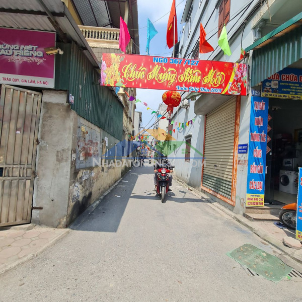 5 tỷ x tiểu học nhận nhà ở ngay tại trâu quỳ, gia lâm. sổ 50m2 full thổ cư. lh 0989894845