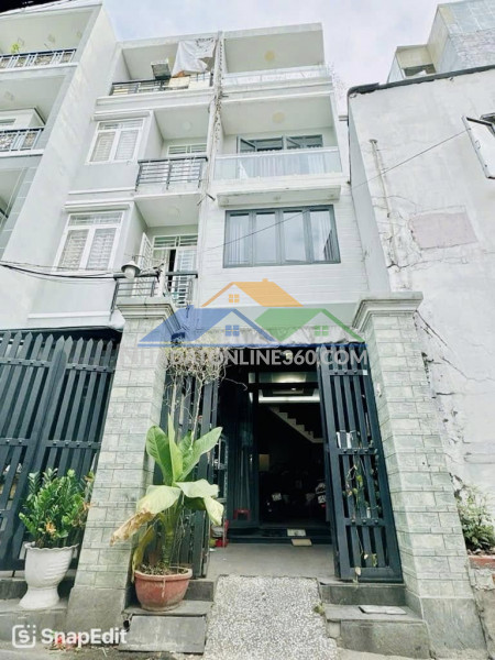 Tân phú - gò dầu - hxh tránh - sát mặt tiền - 70m - 5 tầng - 4pn nhỉnh 10