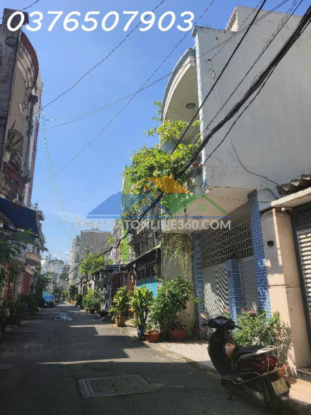 Nhà 4 tầng nguyễn văn công p3 gv - 52m2 (4m x 15m)- 2 mặt hẻm - hxh thông- gần mặt tiền -khu sân bay