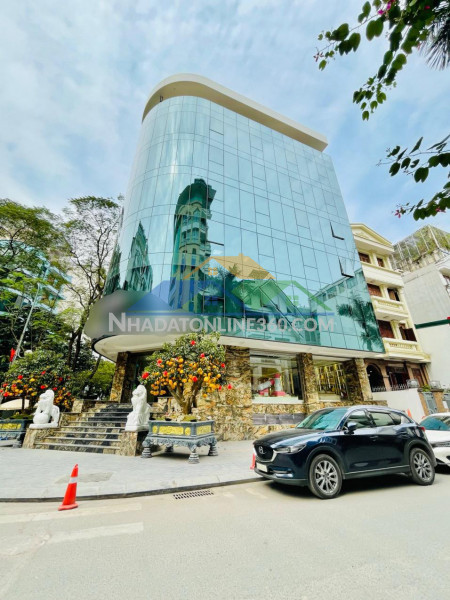 Ngay sau mặt phố-tòa nhà trần thái tông 190m2/8tầng/mt 15m-lôgóc 3 thoáng 149 tỷ