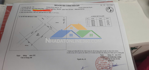 Bán đất phú đô - 68m² - view hồ đẹp - ngõ ô tô - giá chỉ 1,7 tỷ