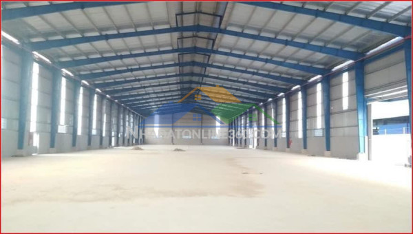 Cho thuê kho xưởng tại cụm công nghiệp ngọc sơn, thị trấn trúc sơn, chương mỹ, hà nội . diện tích 1200m thiết kế khung zamil cao 10m giá 55 triệu
