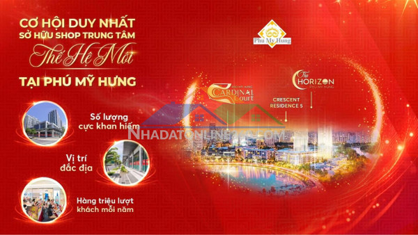 Bán shophouse hồ bán nguyệt – sở hữu trực tiếp từ chủ đầu tư phú mỹ hưng