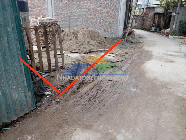 Bán đất bát khối long biên gần cầu thanh trì ngõ oto vào 51m, mặt tiền: 6m, giá 5 tỷ 9