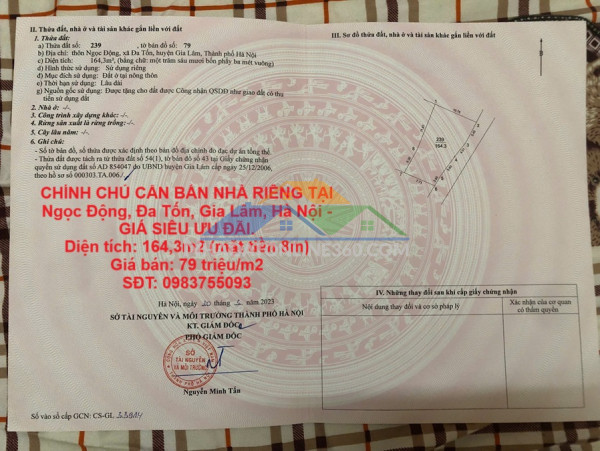 Đất đẹp – giá tốt -  chính chủ cần bán gấp lô  đất trừ văn thố, bàu bàng, bình dương