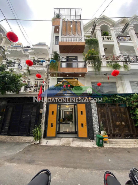 Bán gấp giảm mạnh 5 trăm triệu! nhà phố thạnh xuân quận 12 đẹp hiện đại, full nội thất