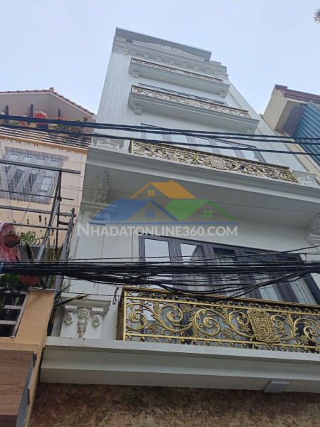 Bán nhà văn minh 68.5m2- 5t, gara ôtô, đường thông kd, 10.tỷ68
