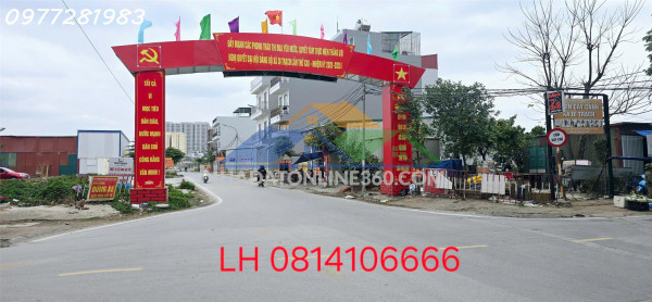 Cắt lố đất đẹp cạnh nhổn, ô tô, giá 5.05 tỷ