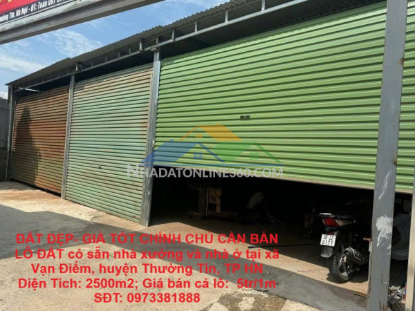Đất đẹp - giá tốt - bán nhanh lô đất vị trí đẹp tại làng nghề vạn điểm, vạn điểm, thường tín, hà nội