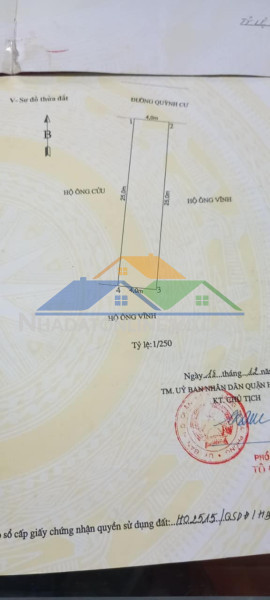 Bán lô đất 89m2 mặt đường trục xã – đấu giá kiến phong – đồng thái – an dương