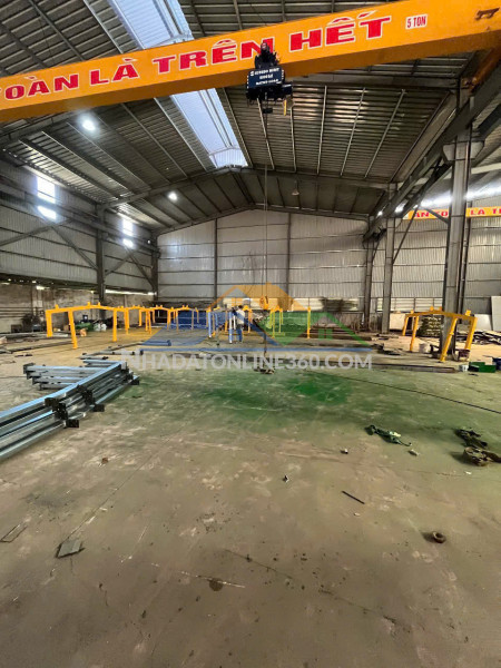 Cho Thuê Nhà Xưởng Cơ Khí 1000m2 có cẩu trục 5T Trảng Bom Đồng Nai Chỉ 40tr