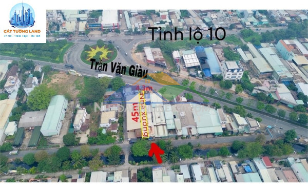 Bán xưởng 200m2 mặt tiền trần văn giàu – ngay vòng xoay tỉnh lộ 10 – chỉ 6.5 tỷ tl