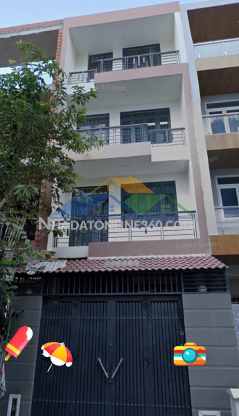 90m2 - Giá 16.5 tỷ - 4 tầng - 5PN - đường Số 8 KDC Ven Sông, Q7