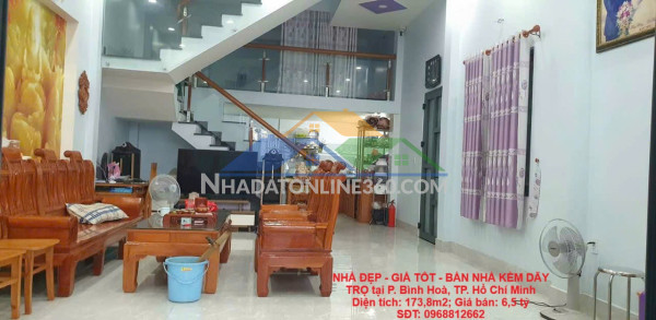 Nhà đẹp - giá tốt - bán nhà kèm dãy trọ tại p. bình hoà, tp. hồ chí minh