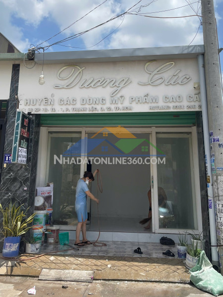 Cho thuê nhà nguyên căn mặt tiền đường lớn – quận 12
