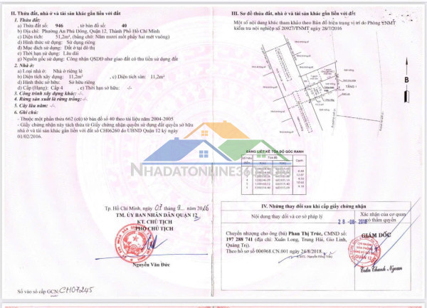 Giá tốt - nhanh tay sở hữu ngay lô đất đẹp  vị trí tại quận 12, tp hcm