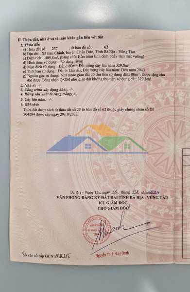 Mặt tiền đường nhựa gần nút giao cao tốc biên hoà vũng tàu