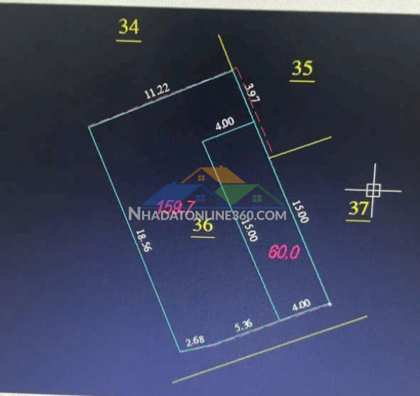 Bán đất kim quan – việt hưng – long biên 60m² giá chỉ 7.5 tỷ, vị trí trung tâm, đất vuông đẹp