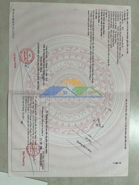 Đất chính chủ - cần bán tại ấp 2 xã tân mỹ, huyện đức hòa, long an