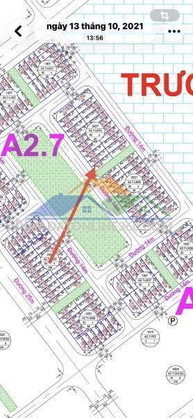 Bán lô  a2.7  lk10-12 dt 90m2 đường 14m lô góc nhìn vườn hoa 2 mặt thoáng. hướng tây nam. nằm ngay gần trục đường 60m giao thông thuận tiện đường thông các