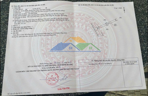 Đất đẹp – giá tốt  – chính chủ cần bán tại 623, đường đt 741, xã an bình, huyện phú giáo, bình dương