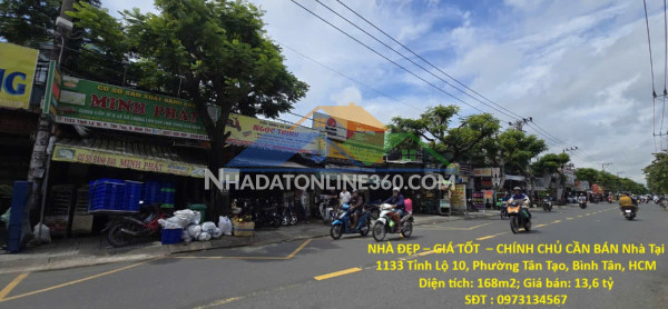 Nhà đẹp – giá tốt  – chính chủ cần bán nhà tại 1133 tỉnh lộ 10, phường tân tạo, bình tân, hcm