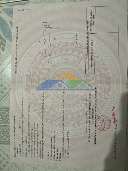 Đất đẹp - giá tốt - bán gấp lô đất tiềm năng tại xã thuận phú đồng phú , bình phước