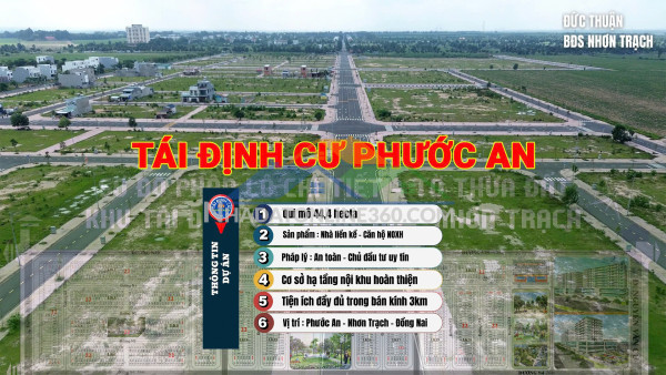 Sở hữu ngay nền đất full thổ cư chỉ với tài chính từ 1,2 tỷ -  liền kề khu công nghiệp nhơn trạch