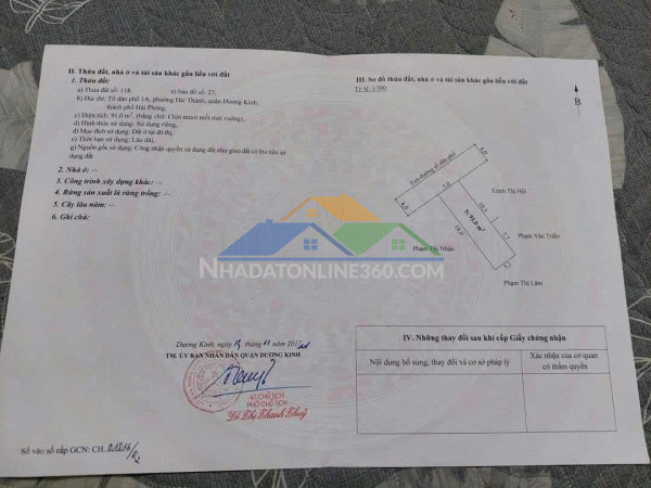 Mặt đường hải phương – hải thành 1, dương kinh  lô góc trung tâm – giá chỉ 3,5xx tỷ  zalo 0567 222 555