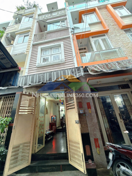 Nhà 4 tầng hẻm thông đường hưng phú p.chánh hưng (p10q8)