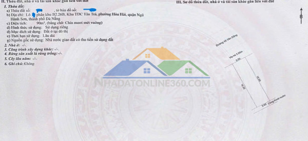 ????????bán cặp đất biển võ văn đồng, tân trà, ngũ hành sơn