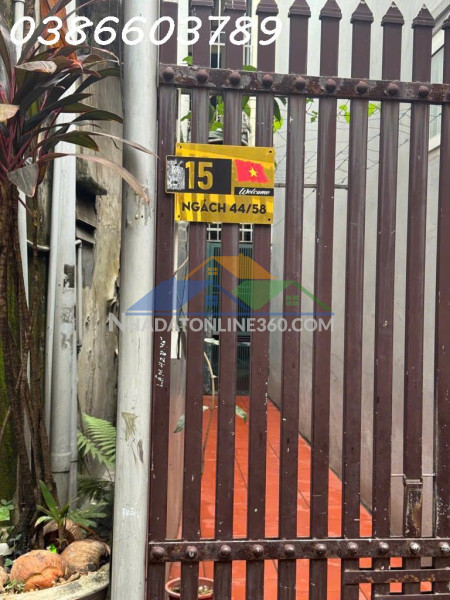 46m² – ngõ 44/58 đức giang – mặt tiền 4m – nhà dân xây 2 tầng – ngõ ô tô qua cổng – giá 6.15 tỷ