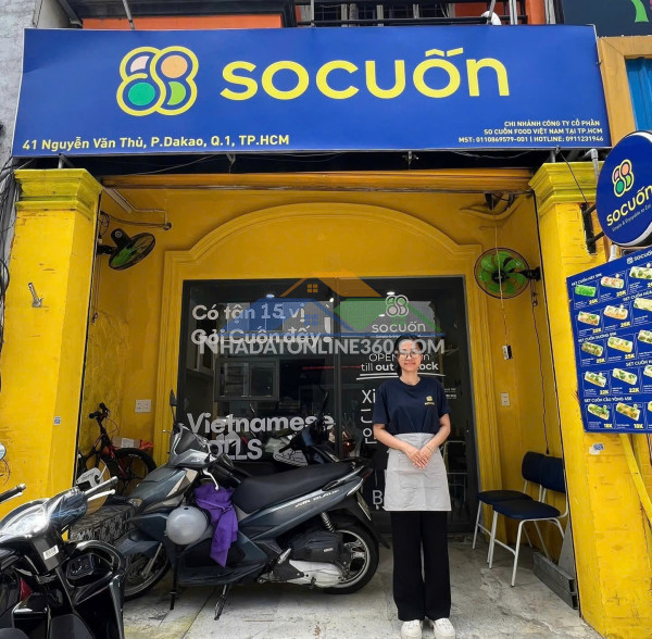 Sang nhượng quán gỏi cuốn sáng tạo – mặt tiền 41 nguyễn văn thủ, q1