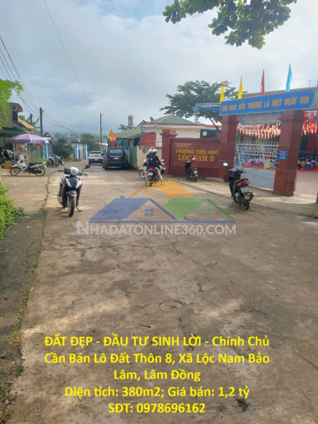 Đất đẹp - đầu tư sinh lời - chính chủ cần bán lô đất thôn 8, xã lộc nam bảo lâm, lâm đồng