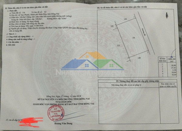 Vị trí đẹp - đầu tư sinh lời - chính chủ bán đất mặt tiền phường tam phước, biên hòa, đồng nai