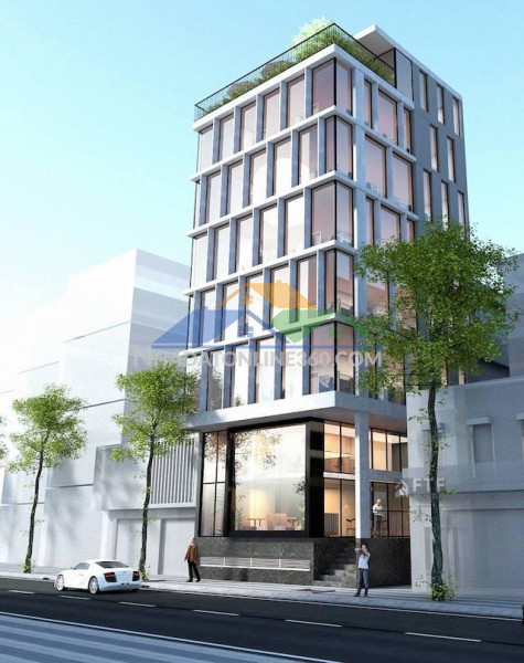 Cho thuê toà nhà phố vọng, 120m2 x 8 tầng, 160 triệu/tháng