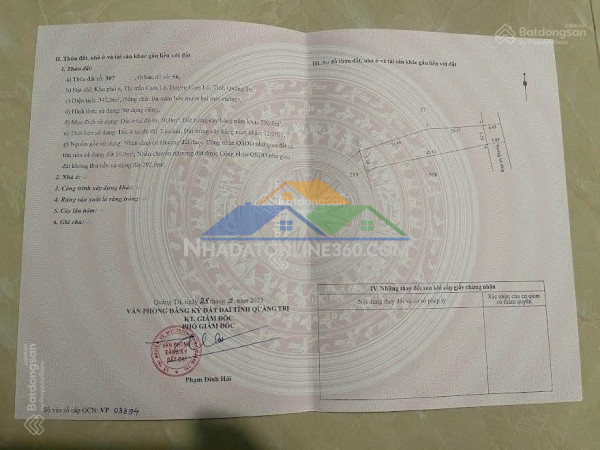 Đất đẹp – giá đầu tư - cần bán lô đất tại đường cần vương, thị trấn cam lộ, cam lộ, quảng trị