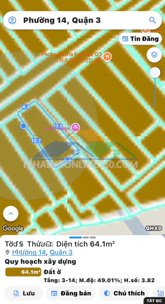 Bán nhà hxh 8m đ.lê văn sỹ, 65m2 full thổ cư - chỉ 13,9t - vị trí kinhd oanh đa ngành siêu đỉnh - xe hơi đậu ngày đêm