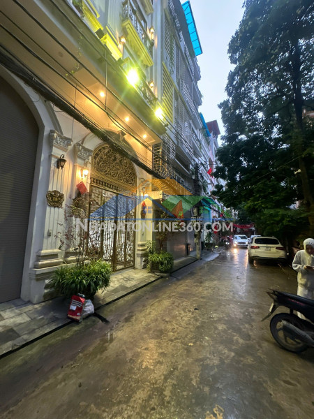 Cho thuê nhà ngõ ô tô tân mai 45m2 x 8 tầng thang máy, 30 triệu kd, vp