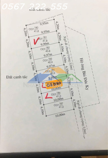 Chỉ còn 2 lô tuyến 2 thượng đức, minh đức – đồ sơn giá siêu mềm 8xx triệu – zalo 0567 222 555