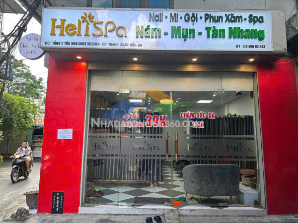 Sang nhượng quán spa-nail mi- gôi ngay kfc nguyễn trãi, phường thanh xuân bắc
