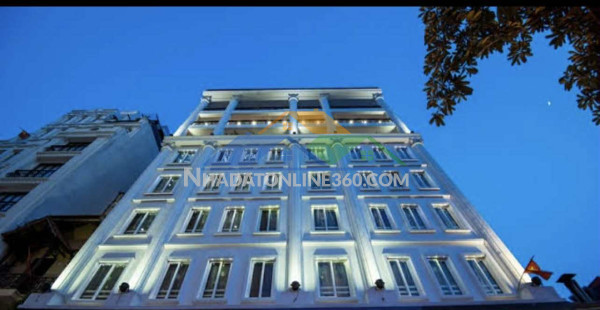 Bán khách sạn 4* hoàn kiếm, 500m x 12 tầng, mặt tiền 18m, dòng tiền 1 tỷ/tháng