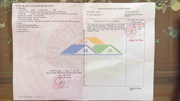 Lô đất đẹp- giá tốt chính chủ cần bán nhanh lô đất tiềm năng tại trung tâm huyện buôn đôn cũ