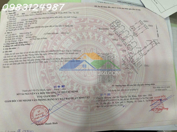 Chính chủ cần bán gấp lô đất và tài sản trên đất - pháp lý hoàn chỉnh - bình trị đông b, bình tân