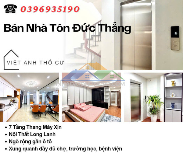 Bán nhà phố tôn đức thắng, 40m2 thang máy xịn, nội thất long lanh, giá: 13.6 tỷ, lh: 0396935190.