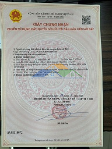 Chính chủ bán đất đẹp tại phường vân phú, tỉnh phú thọ