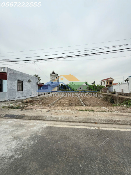 Lô góc 63.8m² mặt đường trung nghĩa – nam đồ sơn, đường 12m – giá chỉ 1.6x tỷ  zalo 0567 222 555