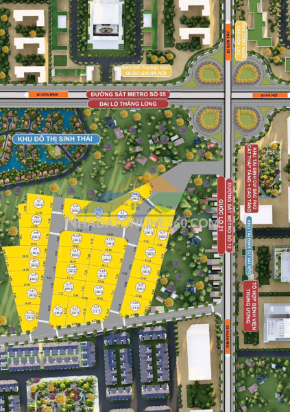 Bán đất nền dự án tại phú cát – hòa lạc  nơi giá trị đang trỗi dậy cùng nhịp hạ tầng mới