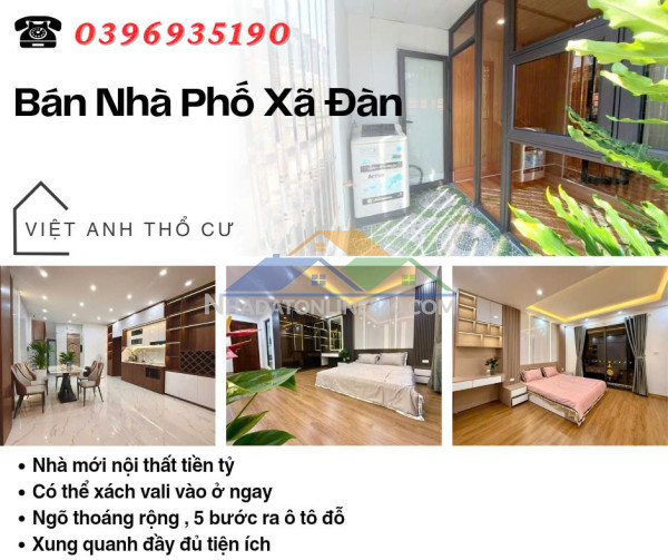 Bán nhà phố xã đàn, 41m2, sổ đẹp, nội thất tiền tỷ,  giá: 13.7 tỷ, lh: 0396935190.